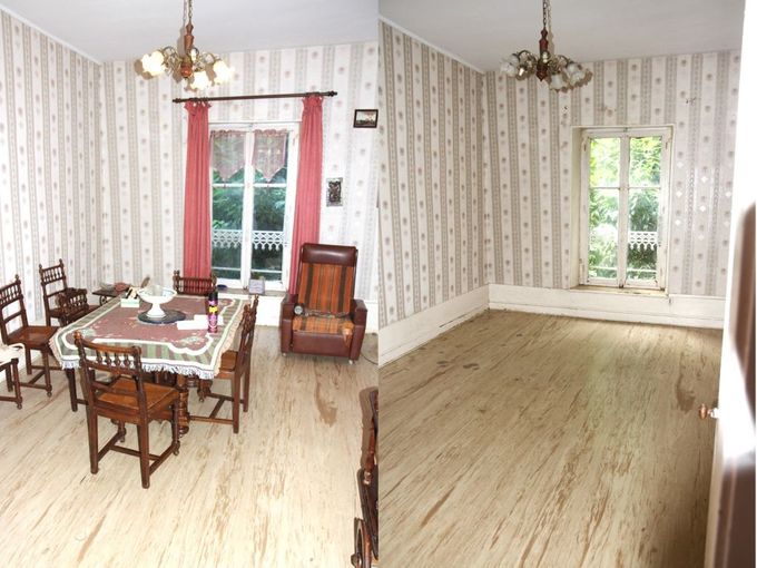Salle à manger débarras dans cette maison de Besançon